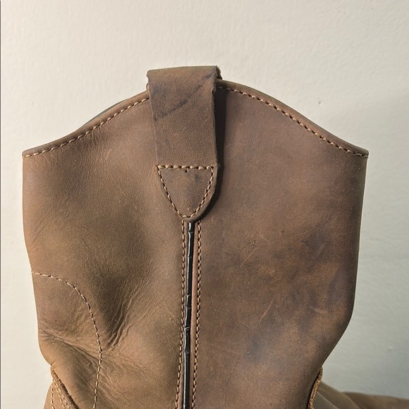 Brazos Men's Brown Leather Boots - Picture 3 of 7